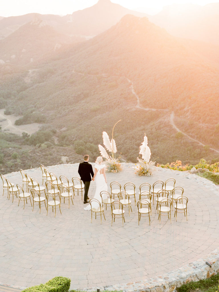 Malibu destination wedding by fine art and film photographer heather anderson photography.