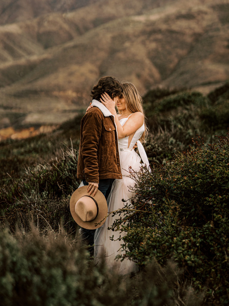 Big Sur in California fall elopement